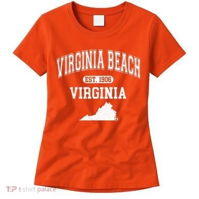 Virginia Beach Virginia Est 1906 Varsity Women's T-Shirt