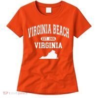 Virginia Beach Virginia Est 1906 Varsity Women's T-Shirt thumb 0