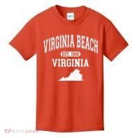 Virginia Beach Virginia Est 1906 Varsity Kids T-Shirt thumb 0