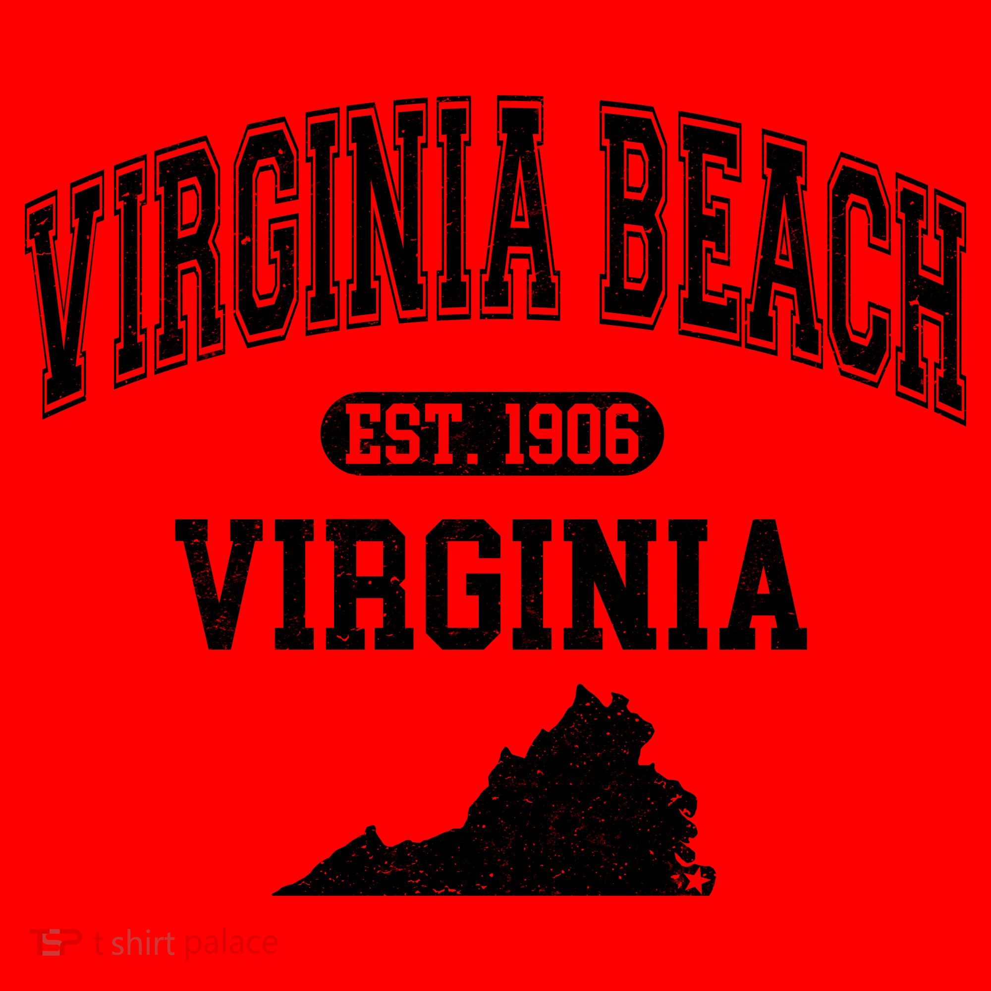 Virginia Beach Virginia Est 1906 Varsity Santa Hat
