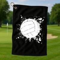 Volleyball Beach Volleyball Player Gift Golf Towel thumb 1