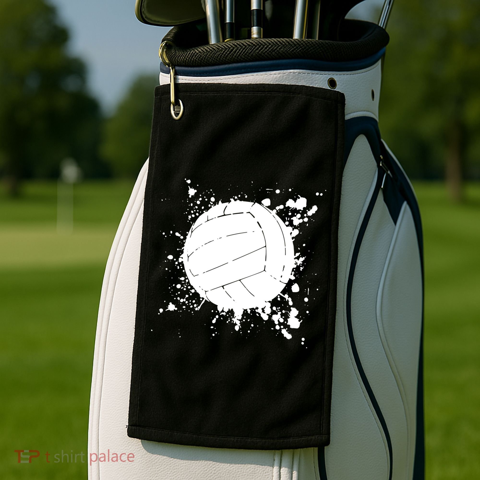 Volleyball Beach Volleyball Player Gift Golf Towel