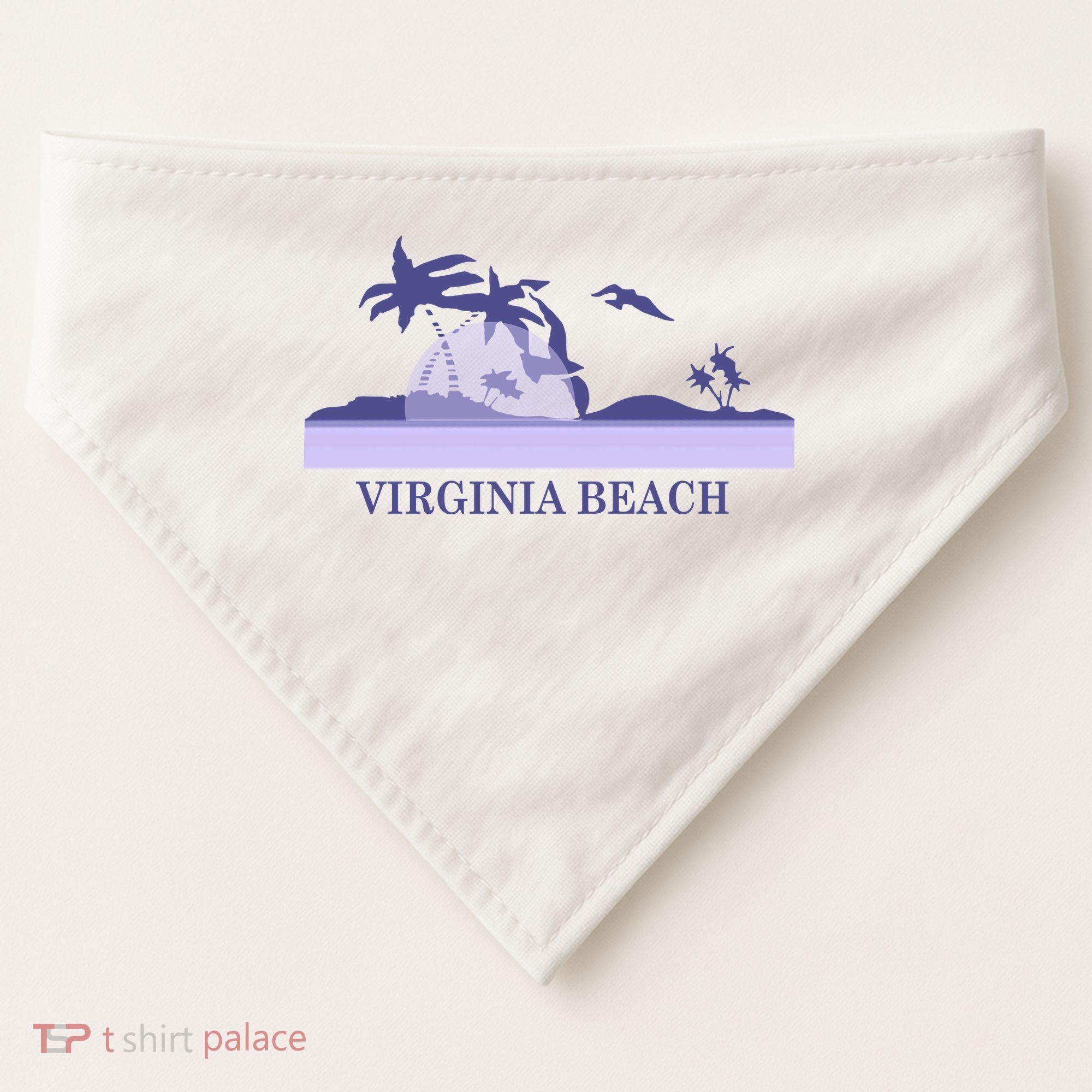 Virginia Beach USA-Made Doggie Bandana