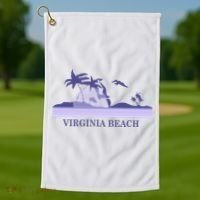 Virginia Beach Golf Towel thumb 1