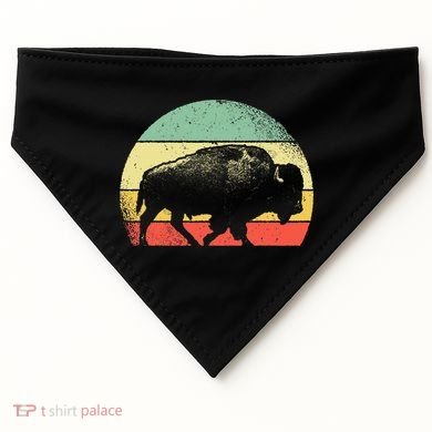 Vintage Buffalo USA-Made Doggie Bandana