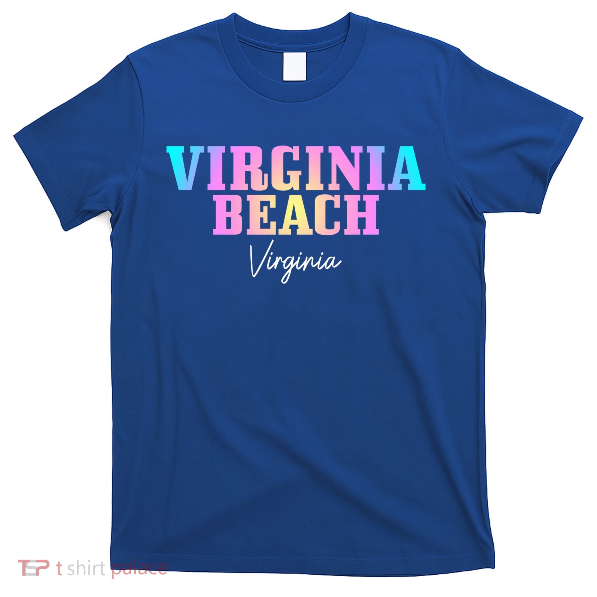 Virginia Beach Virginia Vintage Tie Dye Retro Vacation Gift T-Shirt