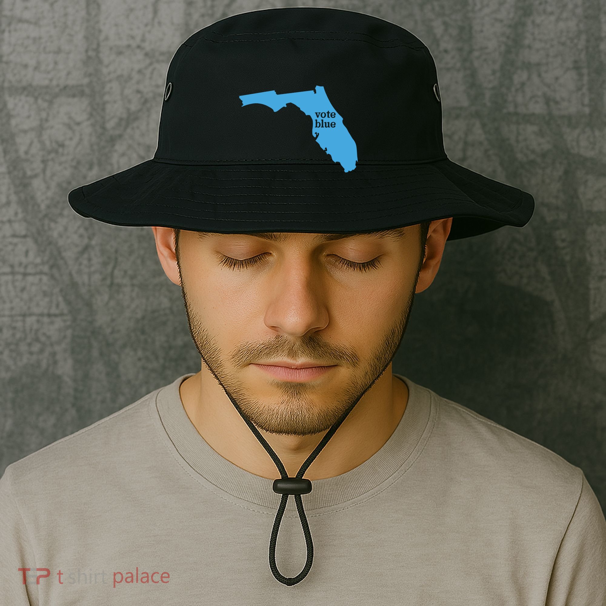 Vote Blue Voting Democratic Florida Cute Gift Bucket Hat