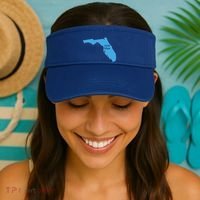 Vote Blue Voting Democratic Florida Cute Gift Visor thumb 2