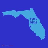 Vote Blue Voting Democratic Florida Cute Gift Visor thumb 3