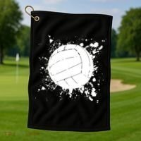 Volleyball Beach Volleyball Player Gift Great Gift Golf Towel thumb 1