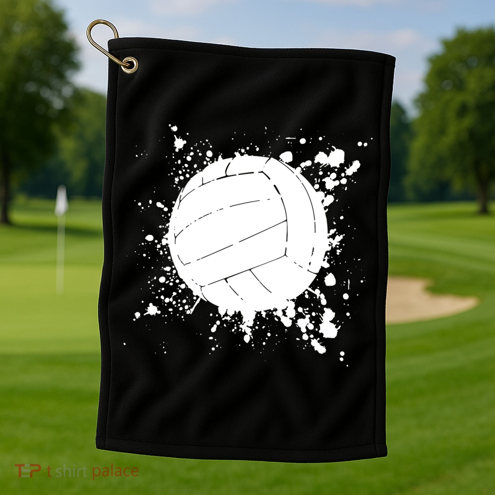 Volleyball Beach Volleyball Player Gift Great Gift Golf Towel