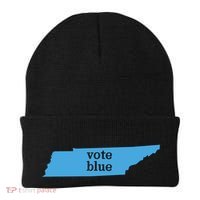 Vote Blue Voting Democratic Tennessee Cool Gift Beanie thumb 0
