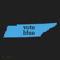 Vote Blue Voting Democratic Tennessee Cool Gift Hat thumb 2
