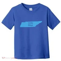 Vote Blue Voting Democratic Tennessee Cool Gift Toddler T-Shirt thumb 0