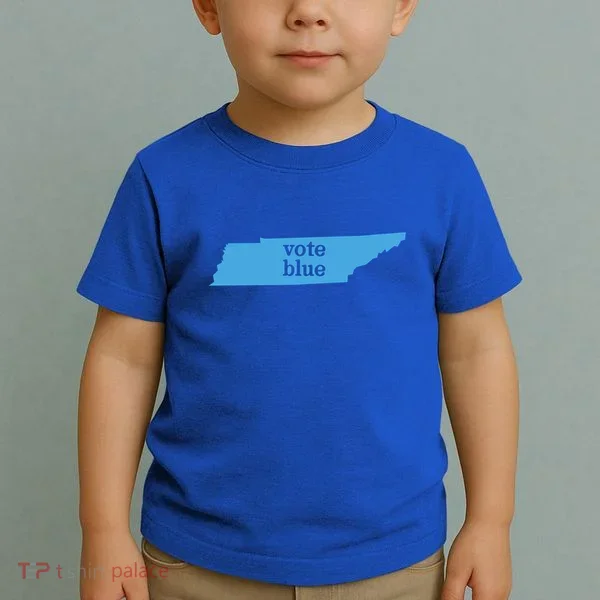 Vote Blue Voting Democratic Tennessee Cool Gift Toddler T-Shirt