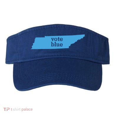 Vote Blue Voting Democratic Tennessee Cool Gift Visor