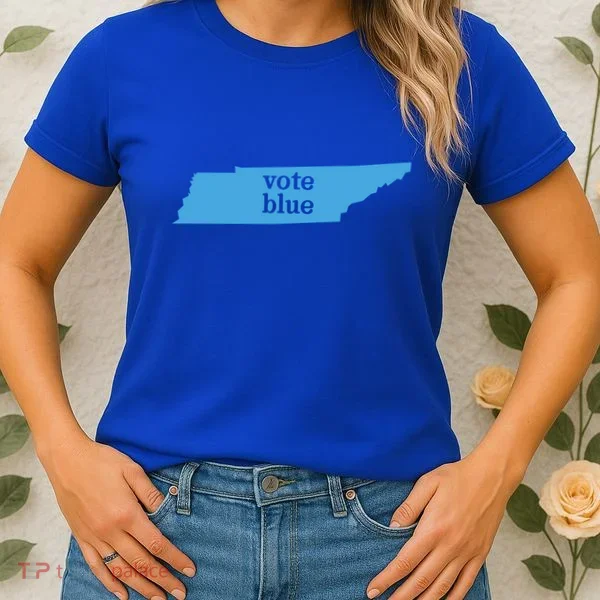 Vote Blue Voting Democratic Tennessee Cool Gift Women's T-Shirt