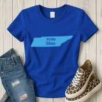 Vote Blue Voting Democratic Tennessee Cool Gift Women's T-Shirt thumb 3
