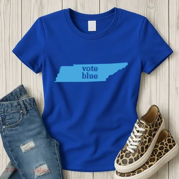 Vote Blue Voting Democratic Tennessee Cool Gift Women's T-Shirt