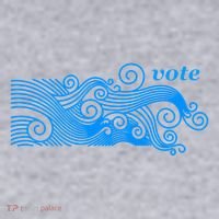 Vote Blue Wave Political Civic Action Women's Sweatshirt thumb 2
