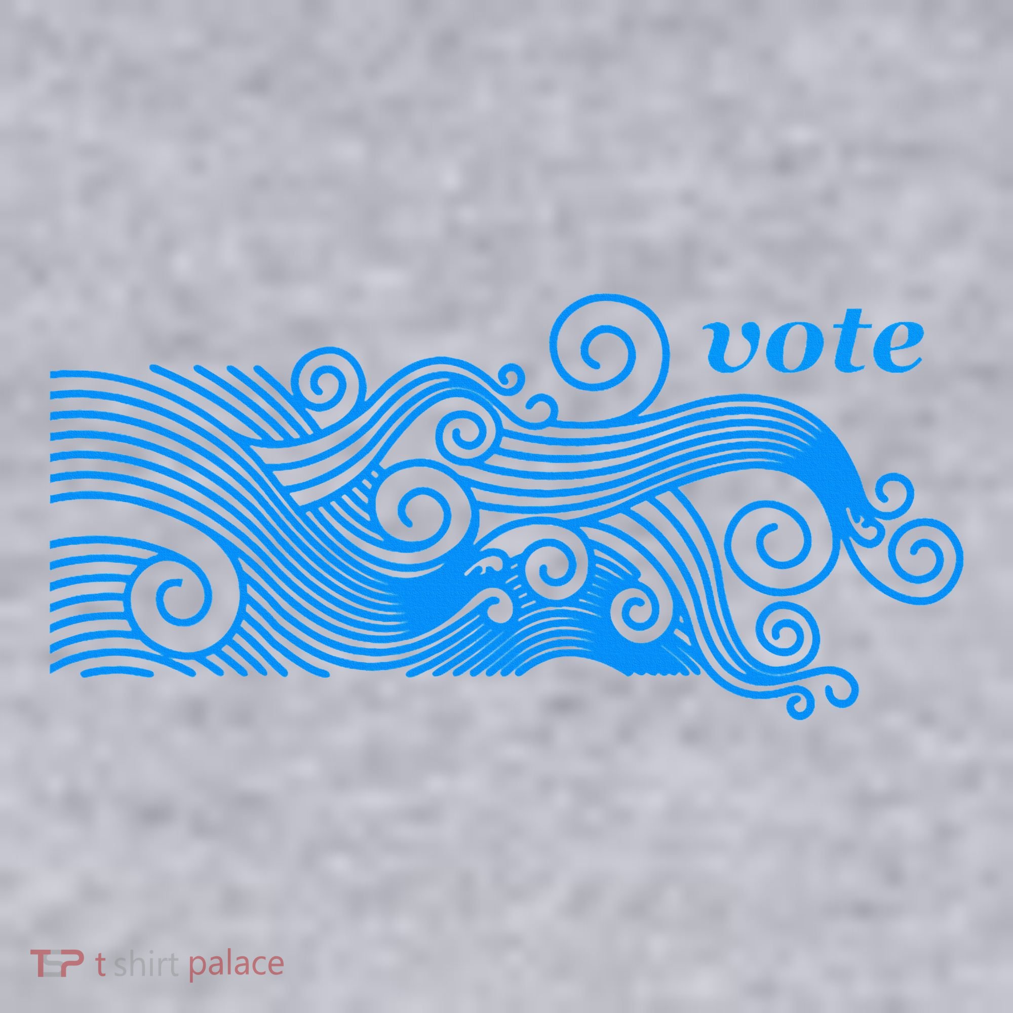 Vote Blue Wave Political Civic Action Women's Sweatshirt