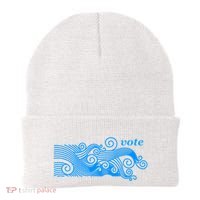 Vote Blue Wave Political Civic Action Beanie thumb 0