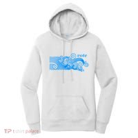 Vote Blue Wave Political Civic Action Women's Hoodie thumb 0