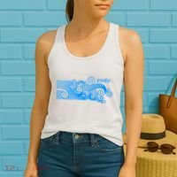 Vote Blue Wave Political Civic Action Women's Tank Top thumb 2