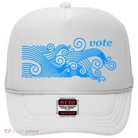 Vote Blue Wave Political Civic Action Hat thumb 0