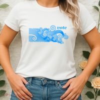 Vote Blue Wave Political Civic Action Women's T-Shirt thumb 2