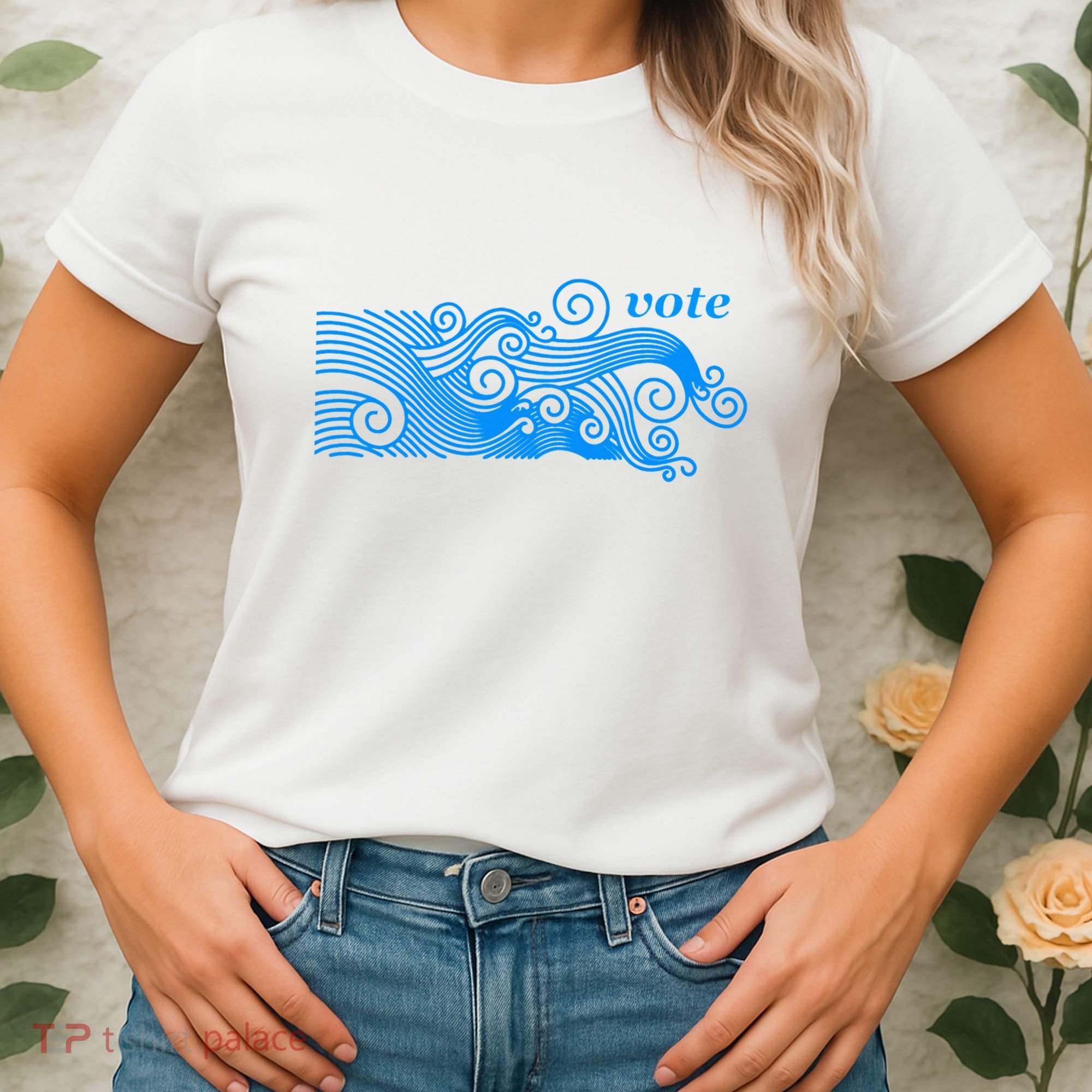 Vote Blue Wave Political Civic Action Women's T-Shirt