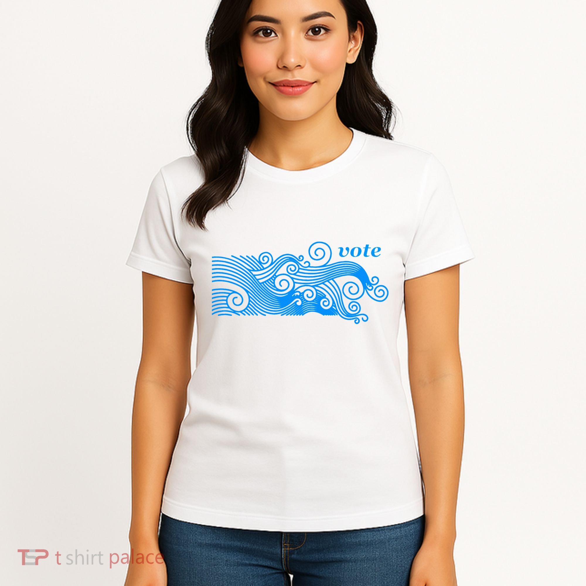 Vote Blue Wave Political Civic Action Women's T-Shirt
