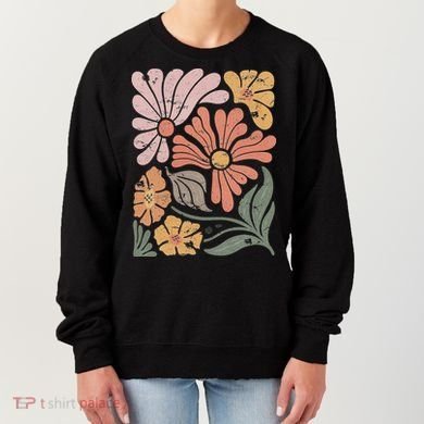 Vintage Boho Wildflower  Women's Sweatshirt