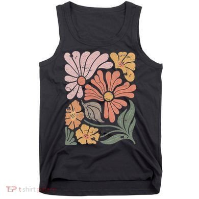 Vintage Boho Wildflower  Tank Top