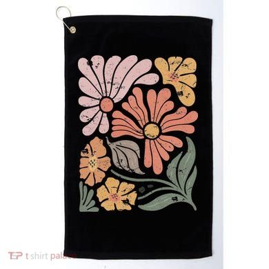 Vintage Boho Wildflower  Golf Towel