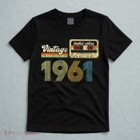 vintage cassette 1961 Retro Birthday 62nd Dad Birthday Gift Grandpa Birthday T-Shirt thumb 5