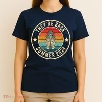 Vintage Cicada 2024 They Are Back Summer 2024 T-Shirt thumb 4