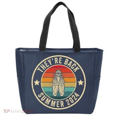 Vintage Cicada 2024 They Are Back Summer 2024 Tote Bag