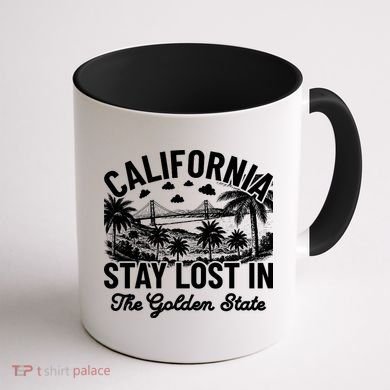 Vintage California 70s Style Souvenir Gift Coffee Mug back