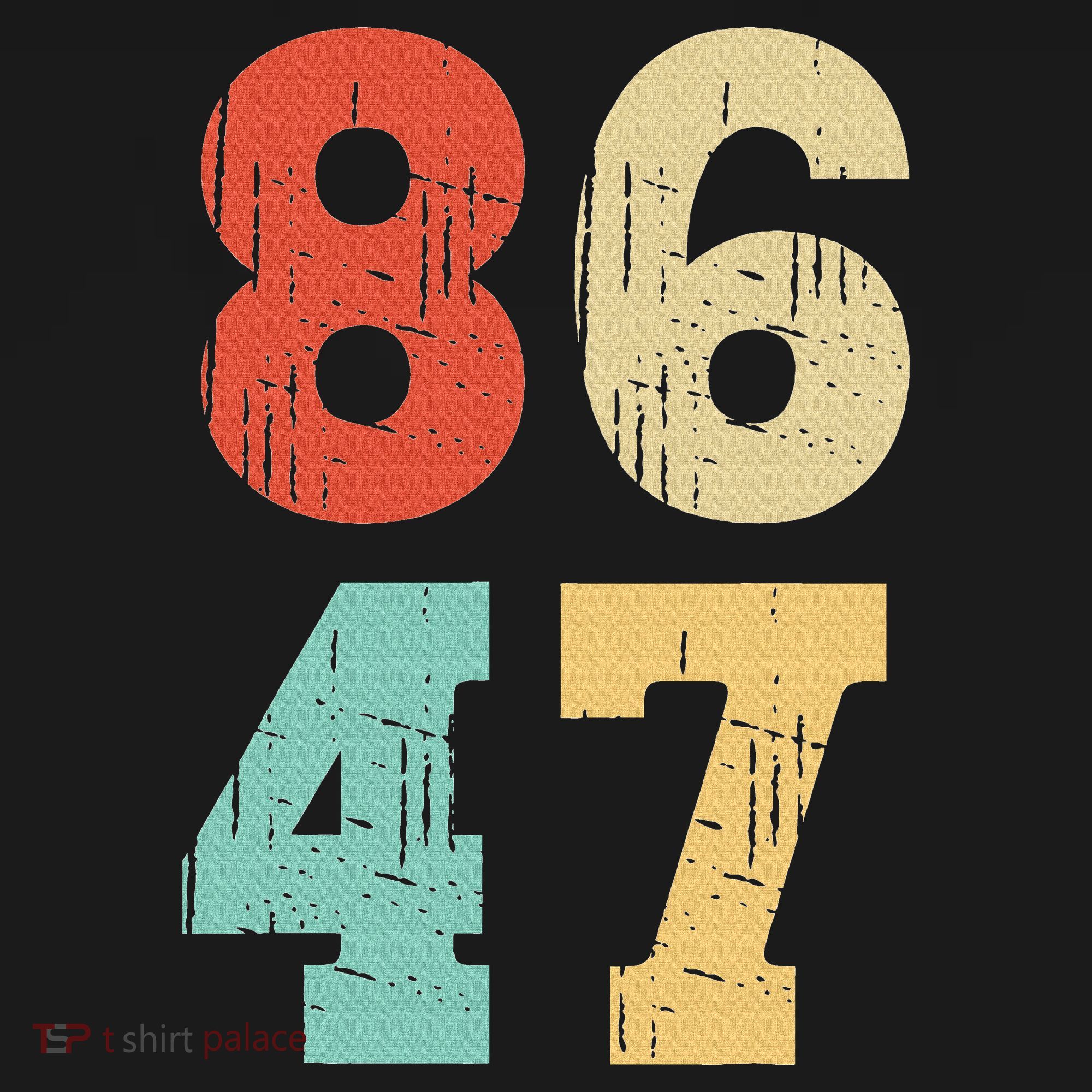 Vintage Classic 86 47 Anti Trump T-Shirt