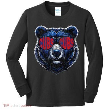 Vintage Cubs Apparel For Kids Long Sleeve Shirt