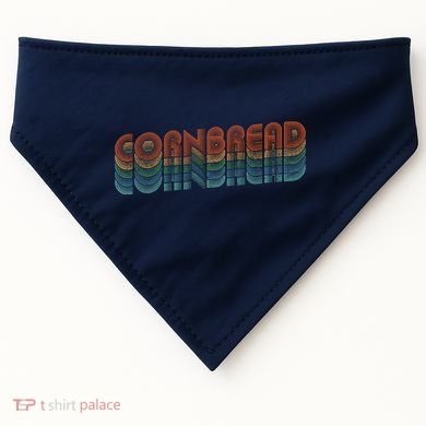 Vintage Cornbread Baking Bread USA-Made Doggie Bandana