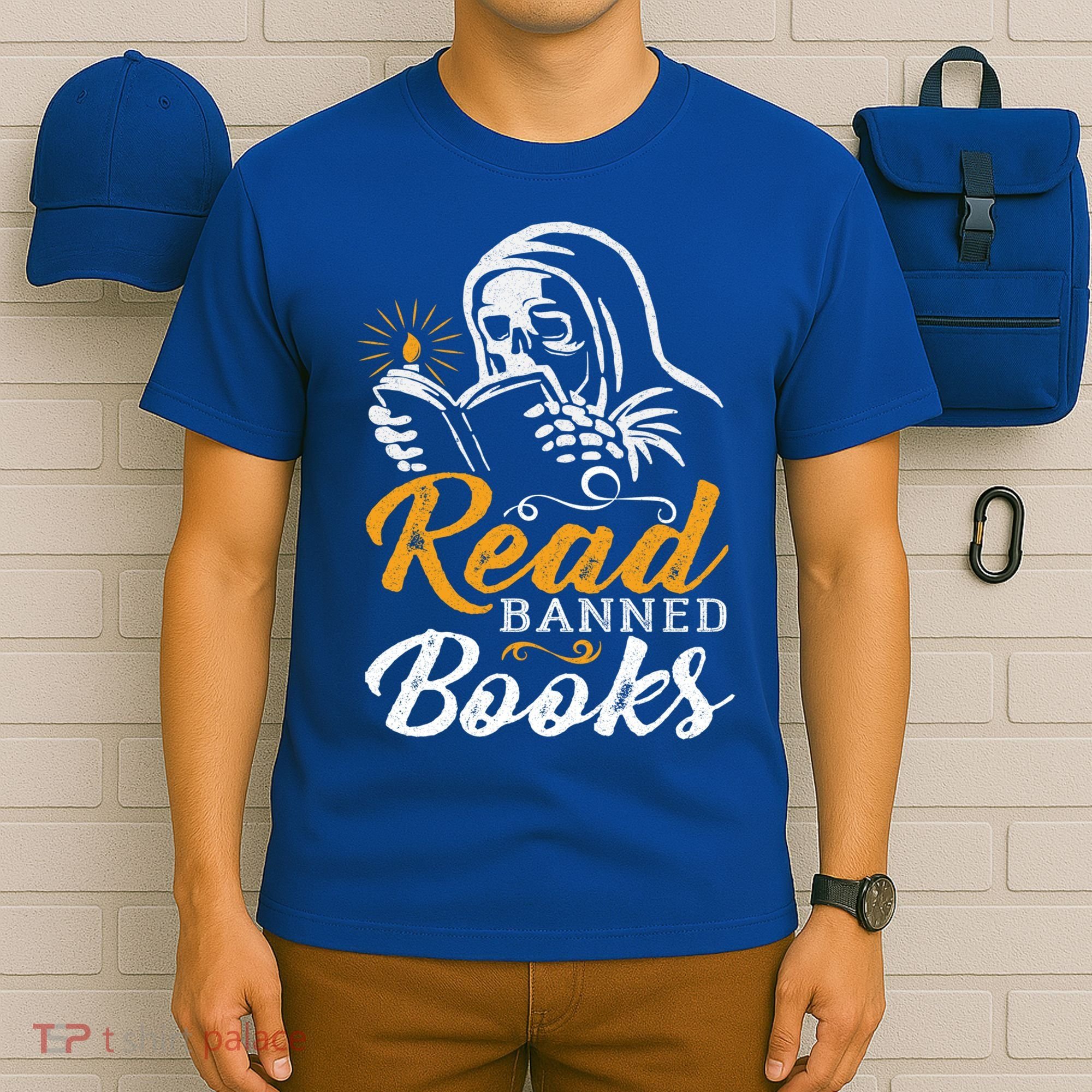 Vintage Censorship Book Reading Nerd I Read Banned Books Funny Gift T-Shirt