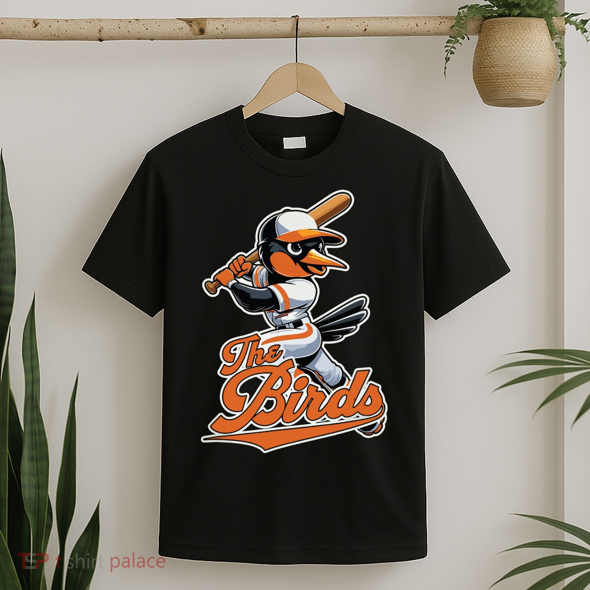 Vintage Cute Birds Classic Art Retro Baltimore Proud Name T-Shirt