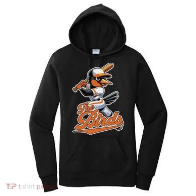Vintage Cute Birds Classic Art Retro Baltimore Proud Name Women's Hoodie