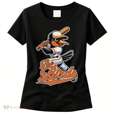 Vintage Cute Birds Classic Art Retro Baltimore Proud Name Women's T-Shirt