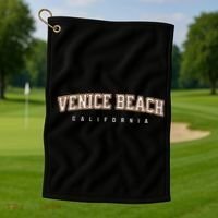 Venice California Beach Souvenir Golf Towel thumb 1