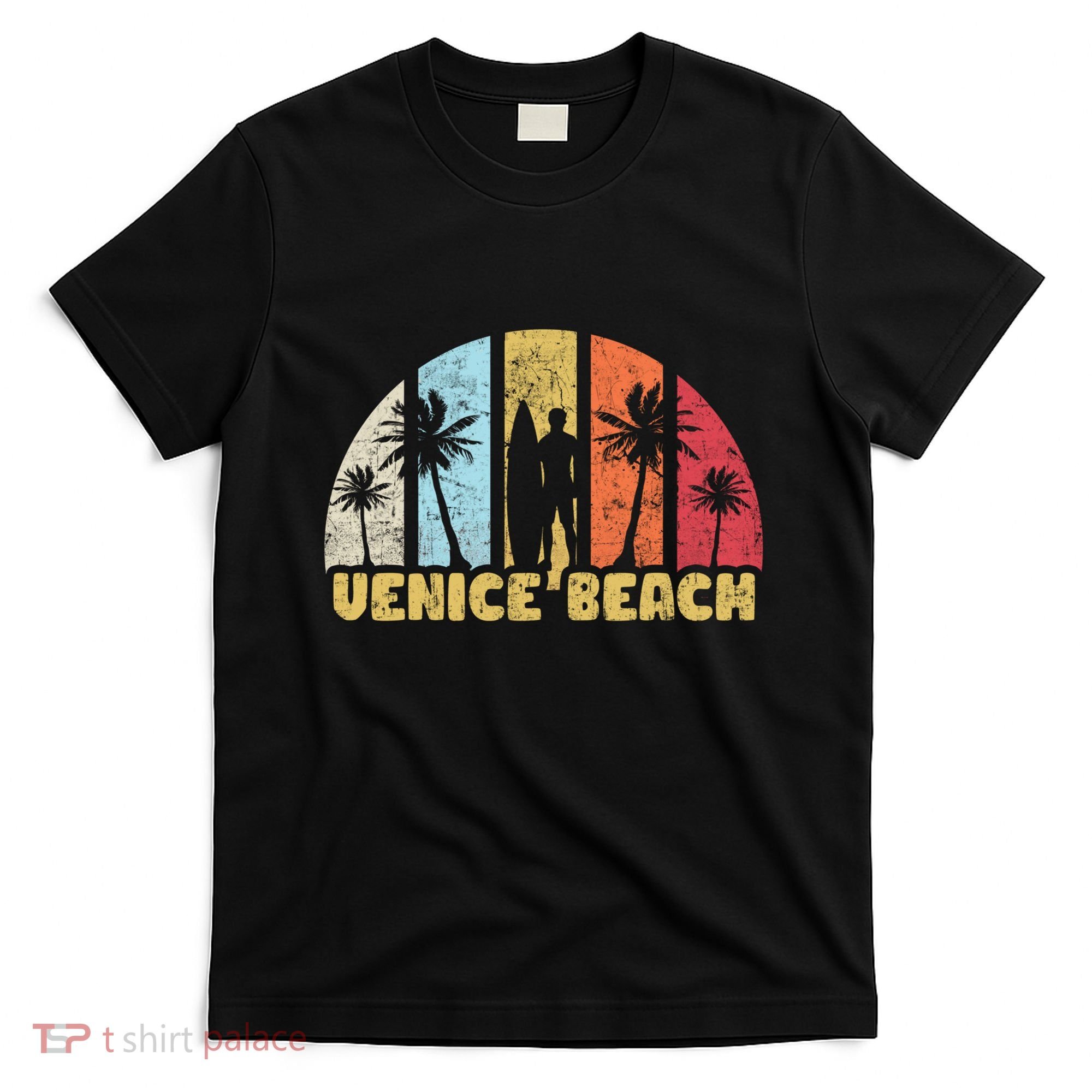 Vintage California Beach Retro Sunset Gift T-Shirt