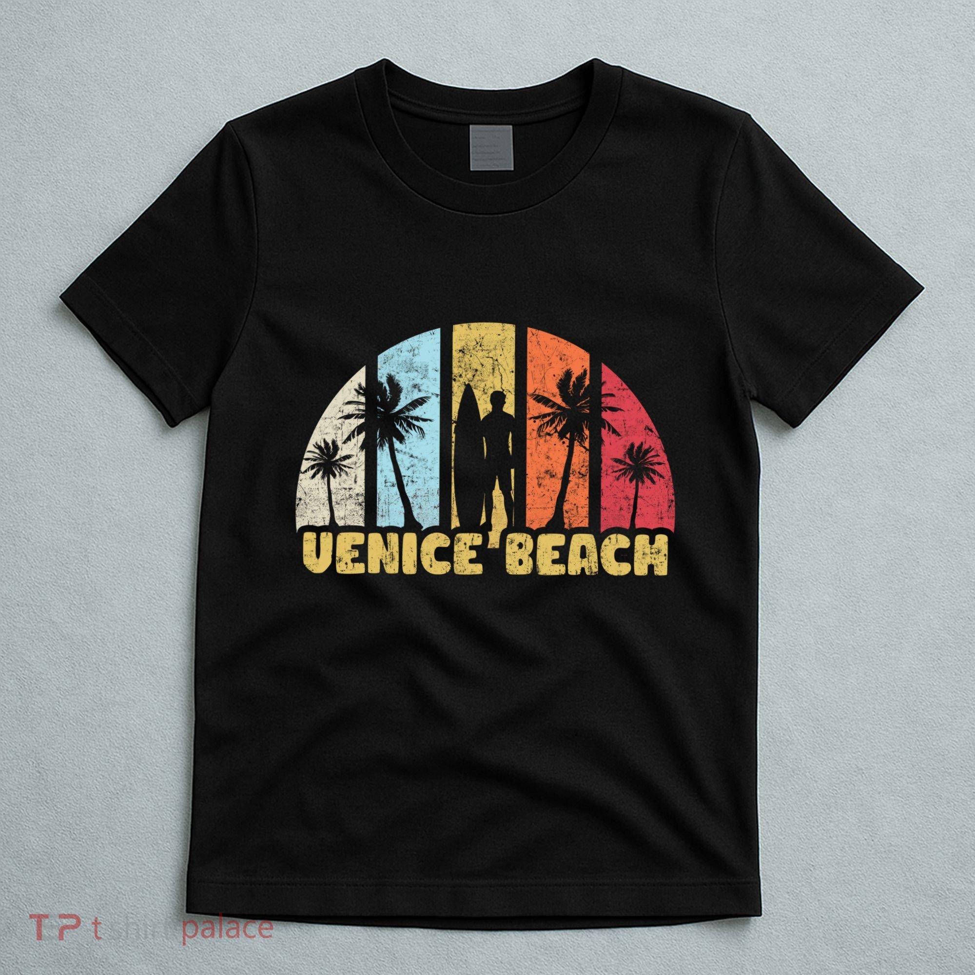 Vintage California Beach Retro Sunset Gift T-Shirt
