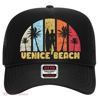 Vintage California Beach Retro Sunset Gift Hat